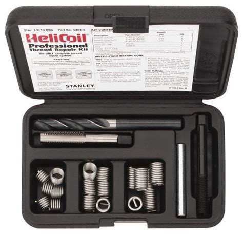 83 Get it Mon, Aug 15 - Thu, Aug 18 FREE Shipping 5521-10 Thd Repair Kit 58-11UNC 32 6484 Get it Wed, Aug 17 - Mon, Aug 22 FREE Shipping Only 8 left in stock - order soon. . Helicoil kit harbor freight